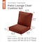 Classic Accessories Montlake FadeSafe Patio Lounge Chair Cushion Set, 25 x 47 Inch, Heather Henna 62-104-016603-SET - alternate 15